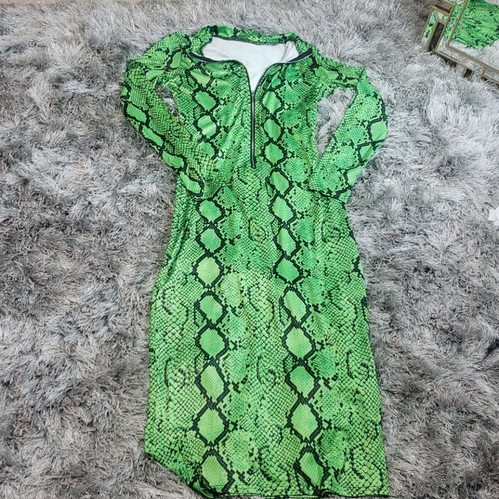 🐍 Snake Print Dress